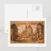 Magnificant New Faust Neurenberg Duitsland Poster Briefkaart (Voorkant / Achterkant)