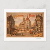 Magnificant New Faust Neurenberg Duitsland Poster Briefkaart (Voorkant)