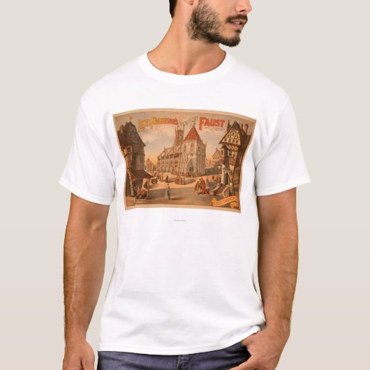Magnificant New Faust Neurenberg Duitsland Poster T-shirt (Voorkant)