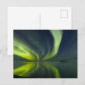 Magnificant noordelijk licht briefkaart (Voorkant / Achterkant)