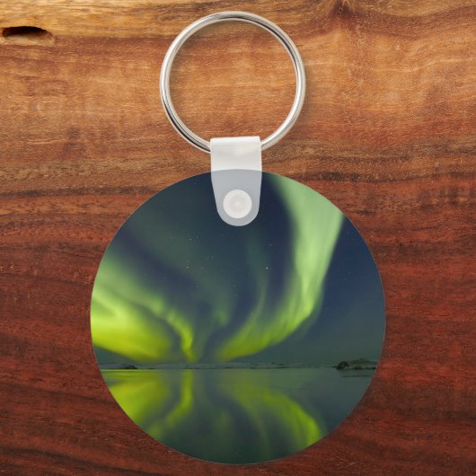 Magnificant noordelijk licht sleutelhanger (Voorkant)