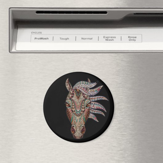 Magnificant paard magneet (Insitu (Vaatwasser))