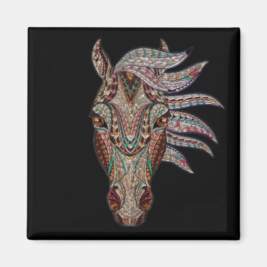 Magnificant paard magneet (Voorkant)