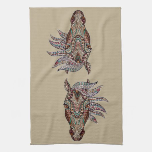 Magnificant paard theedoek (Verticaal)