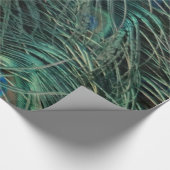 Magnificant Peacock Feathers Cadeaupapier (Hoek)