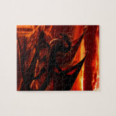 Magnificant Red Dragon Legpuzzel (Horizontaal)