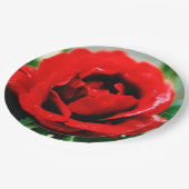 Magnificant Red Rose Love Papieren Bordje (Gekanteld)