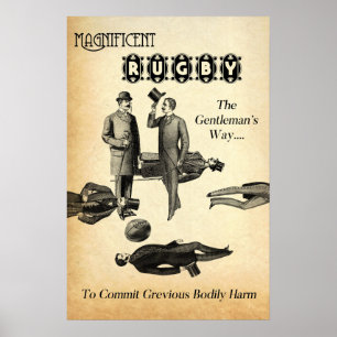 Magnificant Rugby -  Rugby Print