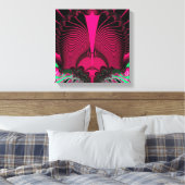Magnificant Sunrise Reflections Fractal Canvas Afdruk (Insitu (Slaapkamer))