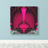 Magnificant Sunrise Reflections Fractal Canvas Afdruk (Insitu (Houten vloer))