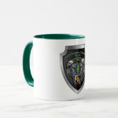 Magnificante 5e speciale groep van de strijdkracht mok (Voorkant links)