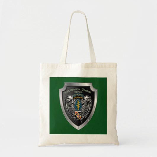 Magnificante 5e speciale groep van de strijdkracht tote bag (Voorkant)