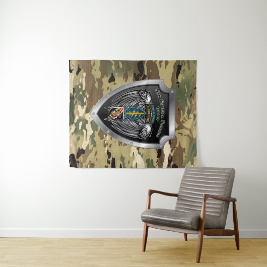 Magnificante 5e speciale groep van de strijdkracht wandkleed (In Situ (horizontaal))