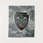 Magnificante 5e speciale groep van de strijdkracht wandkleed (Voorkant)