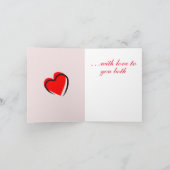 Magnificante azalea, Jubileum Kaart (Binnen)