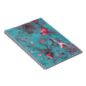 Magnificante gedraaide marmer notitieboek (Rechterzijde)