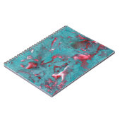 Magnificante gedraaide marmer notitieboek (Linkerzijde)