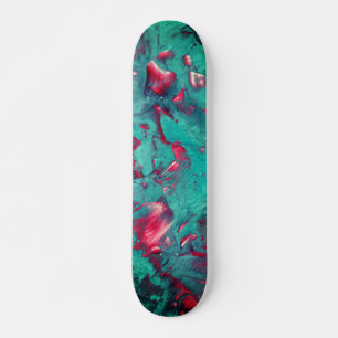 Magnificante gedraaide marmer persoonlijk skateboard