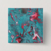 Magnificante gedraaide marmer vierkante button 5,1 cm (Voorkant)