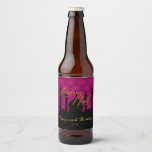 Magnificante magenta, Arabische Nacht Bier Etiket