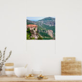 MAGNIFICANTE METEORA IN GRIEKENLAND POSTER (Keuken)
