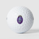 Magnificante mythische Unicorn Golfballen (Voorkant)