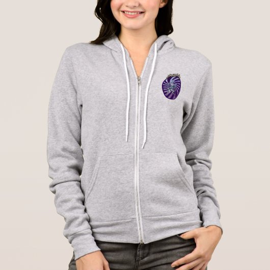 Magnificante mythische Unicorn Hoodie (Voorkant)