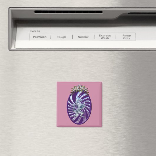 Magnificante mythische Unicorn Magneet (Insitu (Vaatwasser))