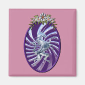 Magnificante mythische Unicorn Magneet (Voorkant)