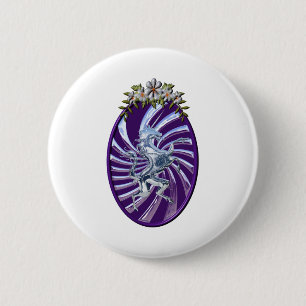 Magnificante mythische Unicorn Ronde Button 5,7 Cm