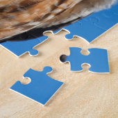 Magnificante Red-Tailed Hawk in de zon Legpuzzel (Zijkant)