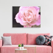 Magnificante roze Rose Canvas Afdruk (Insitu (Woonkamer))