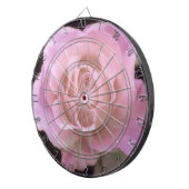 Magnificante roze Rose Dartbord (Voorkant Rechts)