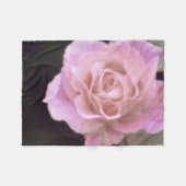 Magnificante roze Rose Fleece Deken (Voorkant (Horizontaal))