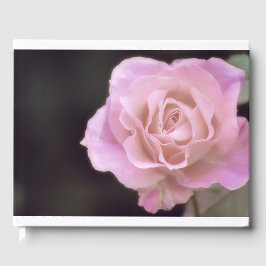 Magnificante roze Rose Gastenboek