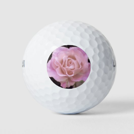 Magnificante roze Rose Golfballen (Voorkant)