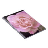 Magnificante roze Rose Notitieboek (Rechterzijde)