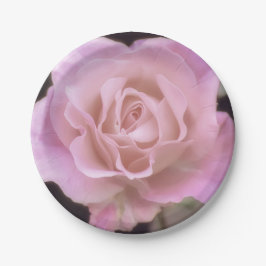 Magnificante roze Rose Papieren Bordje