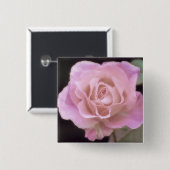 Magnificante roze Rose Vierkante Button 5,1 Cm (Voorkant /achterkant)