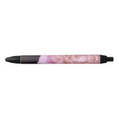 Magnificante roze Rose Zwarte Inkt Pen (Voorkant)