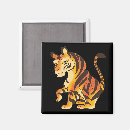 Magnificante tijger magneet (Voorkant / Achterkant)