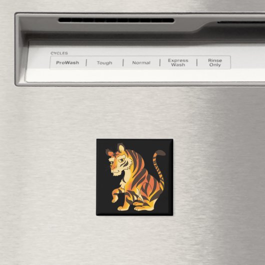 Magnificante tijger magneet (Insitu (Vaatwasser))