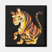 Magnificante tijger magneet (Voorkant)