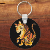 Magnificante tijger sleutelhanger (Voorkant)
