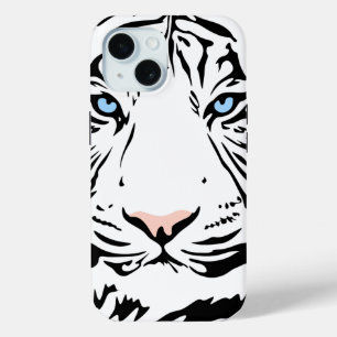 Magnificante witte tijger Aangepaste iPhone-draa iPhone 15 Case