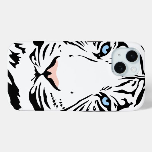 Magnificante witte tijger | Aangepaste iPhone-draa Case-Mate iPhone Case (Achterkant (horizontaal))
