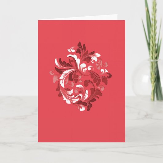 Magnificat (rood) kaart (Voorkant)