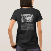 Magnificat van de Heilige Maagd Maria T-shirt (Achterkant)