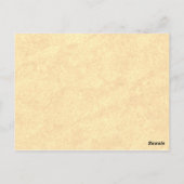 Magnificat Virgin Mary Hymn van Popgeheven Briefkaart (Achterkant)