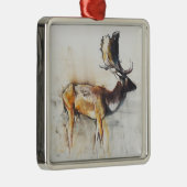 Magnificent Fallow Buck 2006 Metalen Ornament (Rechts)